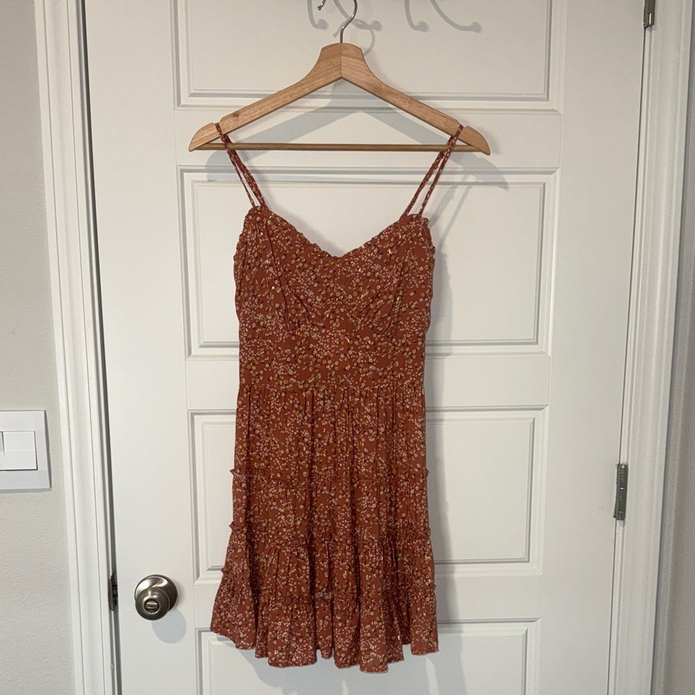 NWT Trixxi floral dress adjustable straps size XS